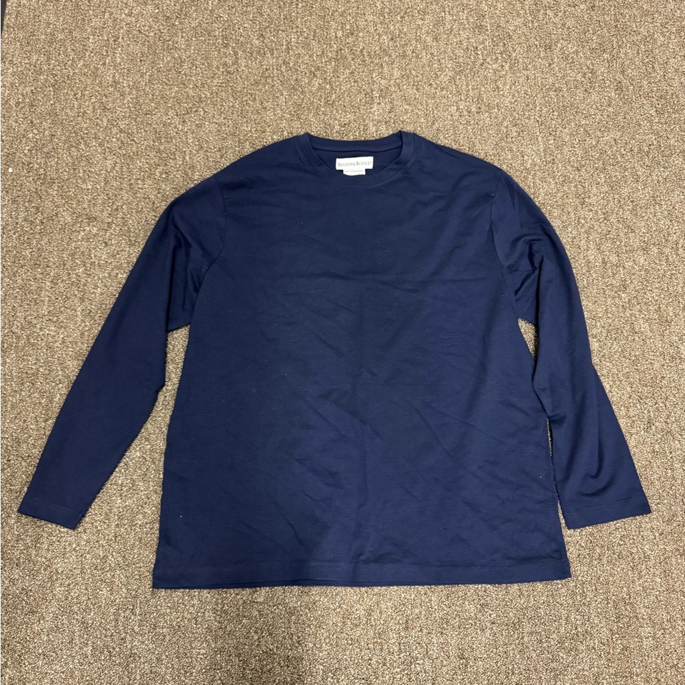 Navy Blue Long Sleeve Shirt size XL men’s